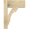 Ekena Millwork Olympic Block Rough Sawn Outlooker, Douglas Fir, 6"W x 12"D x 16"H OUT06X12X16OLY05RDF - alternate 2